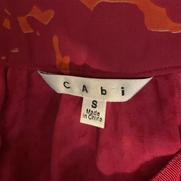 SALE!!!!   CAbi Origami Tunic Top Dress #999 Pink Orange - Picture 9 of 9
